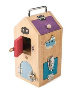 Tender Leaf Toys Caja de Bloqueo de Monstruos de Madera - 8