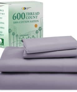 Juego de sábanas de lujo California Design Den -Lavanda