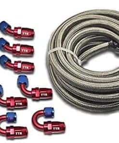 AN-10 Manguera de Combustible Trenzada de Acero Inoxidable