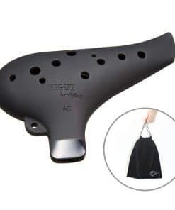 Ocarina NIGHT by Noble en Plástico Tono AC Negro con Bolsa