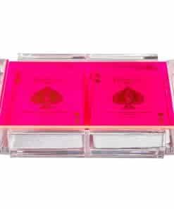 Bandeja de juegos de naipes elegante y contemporánea Luxe