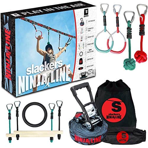 Slackers Ninjaline - 36' Intro Kit - Incluye 7 Accesorios