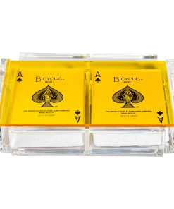 Luxe Dominoes Modern Elegant Playing Card Deck -Amarillo