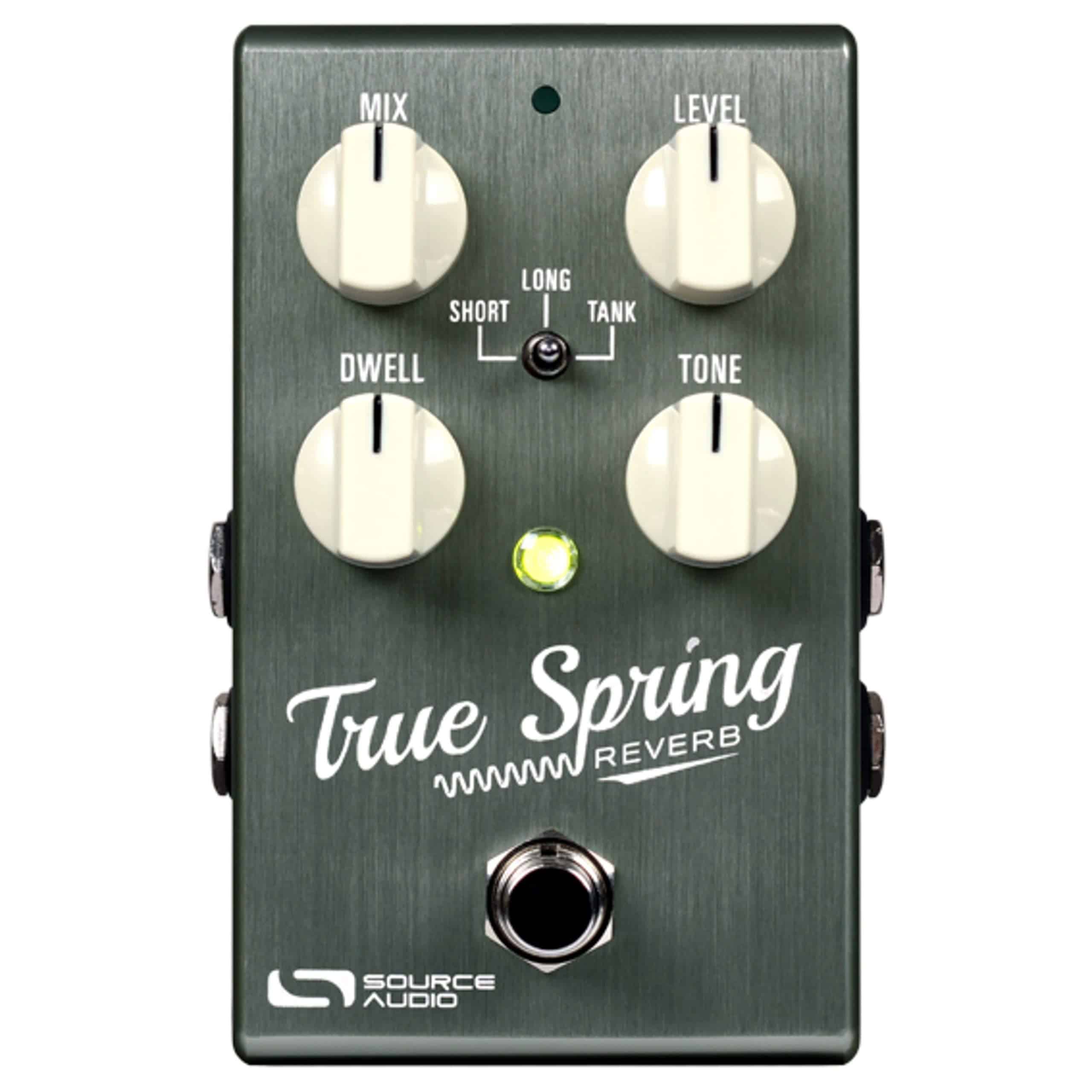 Pedal de Efectos de Reverb y Tremolo True Spring de Source