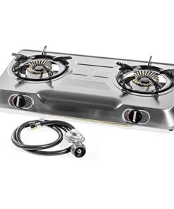 Estufa de Doble Quemador con Encendido Automático