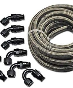Kit de Manguera de Combustible de Acero Inoxidable con