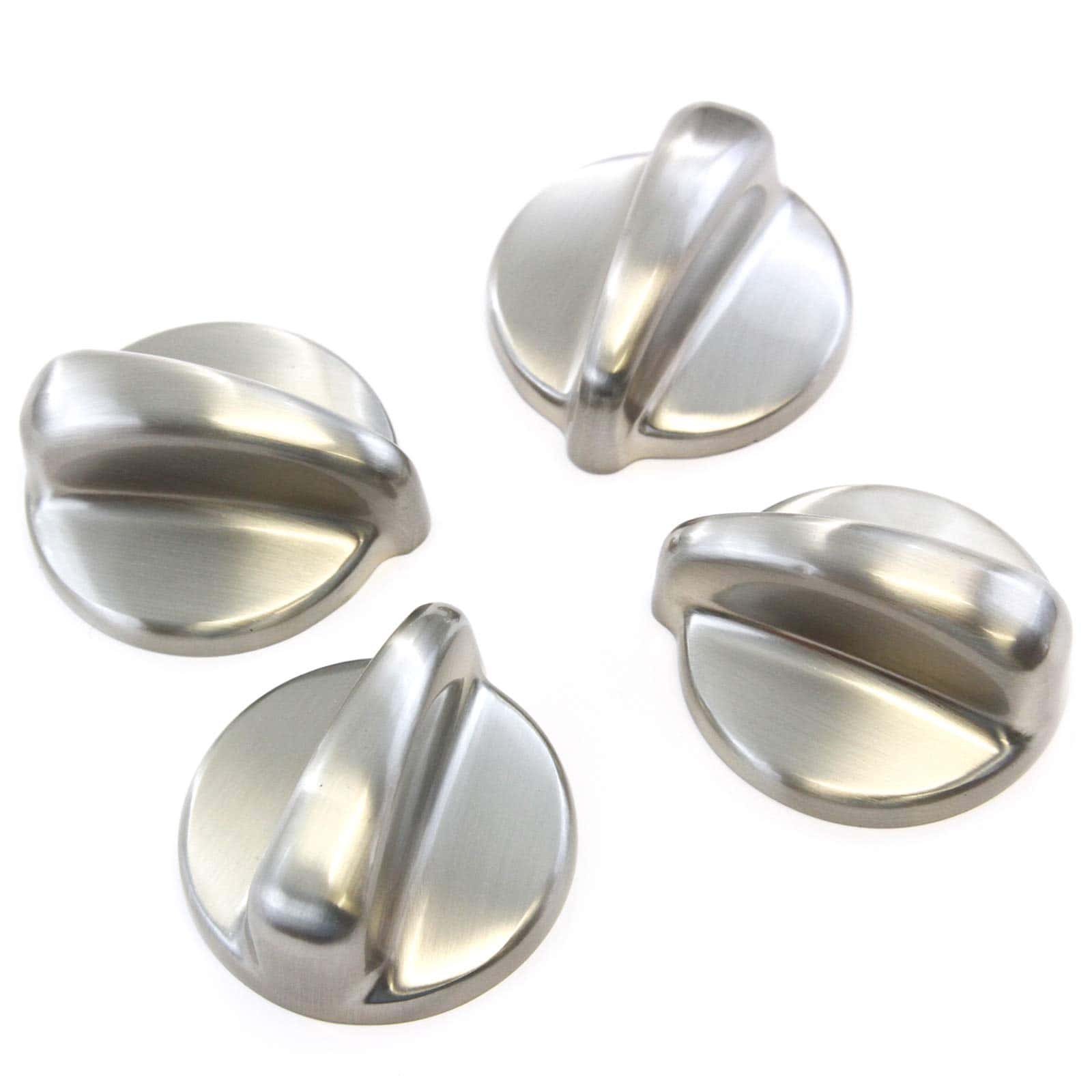 Perillas de Metal para Superficie de 4 Quemadores Red Hound