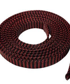 Cable Trenzado Expandible de 100 Pies Rojo/Negro 3/8"