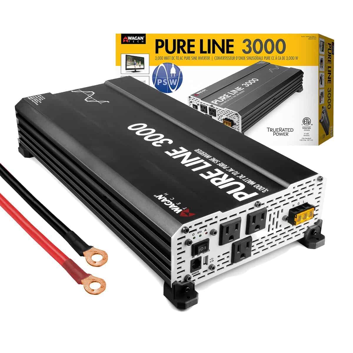 Inversor de Potencia Wagan EL3810 Pure Line de 3000 vatios