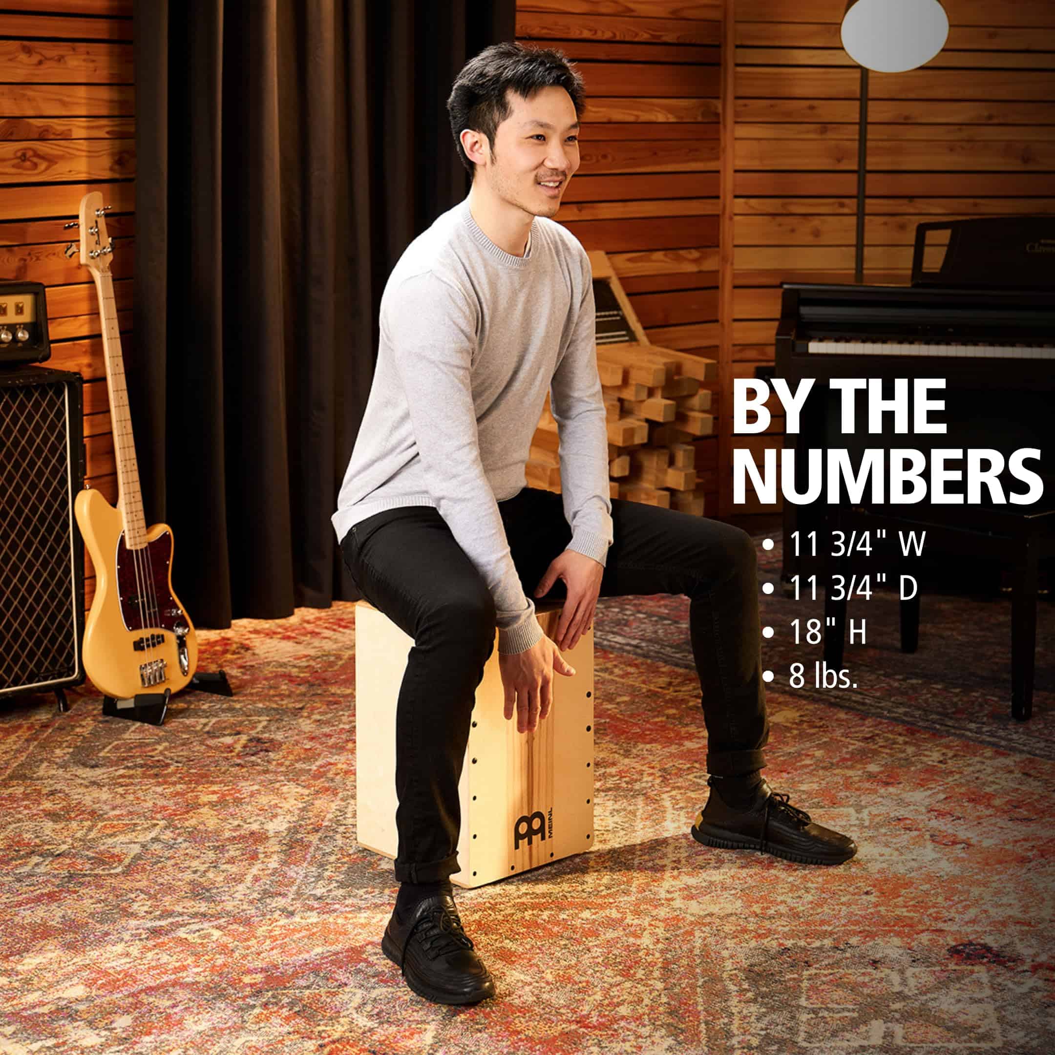 Meinl Cajón Box Drum con Sordinas Internas - HECHO EN - Imagen 7