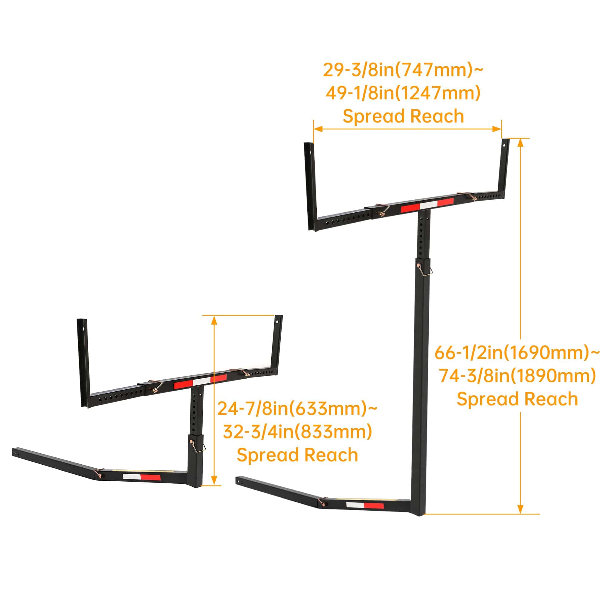 7BLACKSMITH Extensor Ajustable de Enganche para Camioneta - Imagen 3