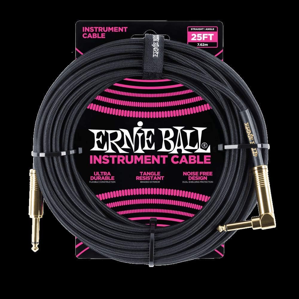 Cable de Instrumento Trenzado Ernie Ball, -Negro - Imagen 4