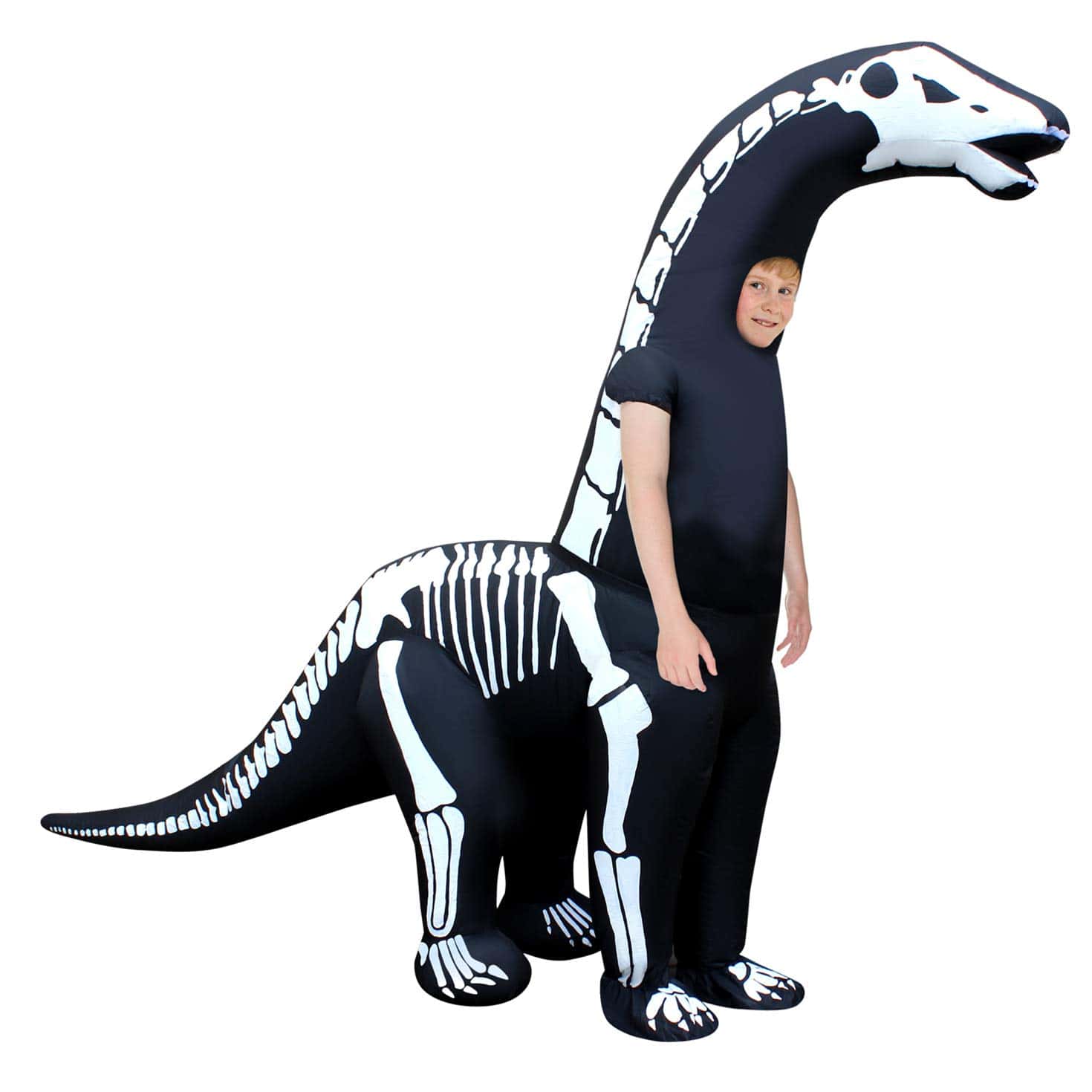 Disfraz de Esqueleto de Dinosaurio Inflable Morph