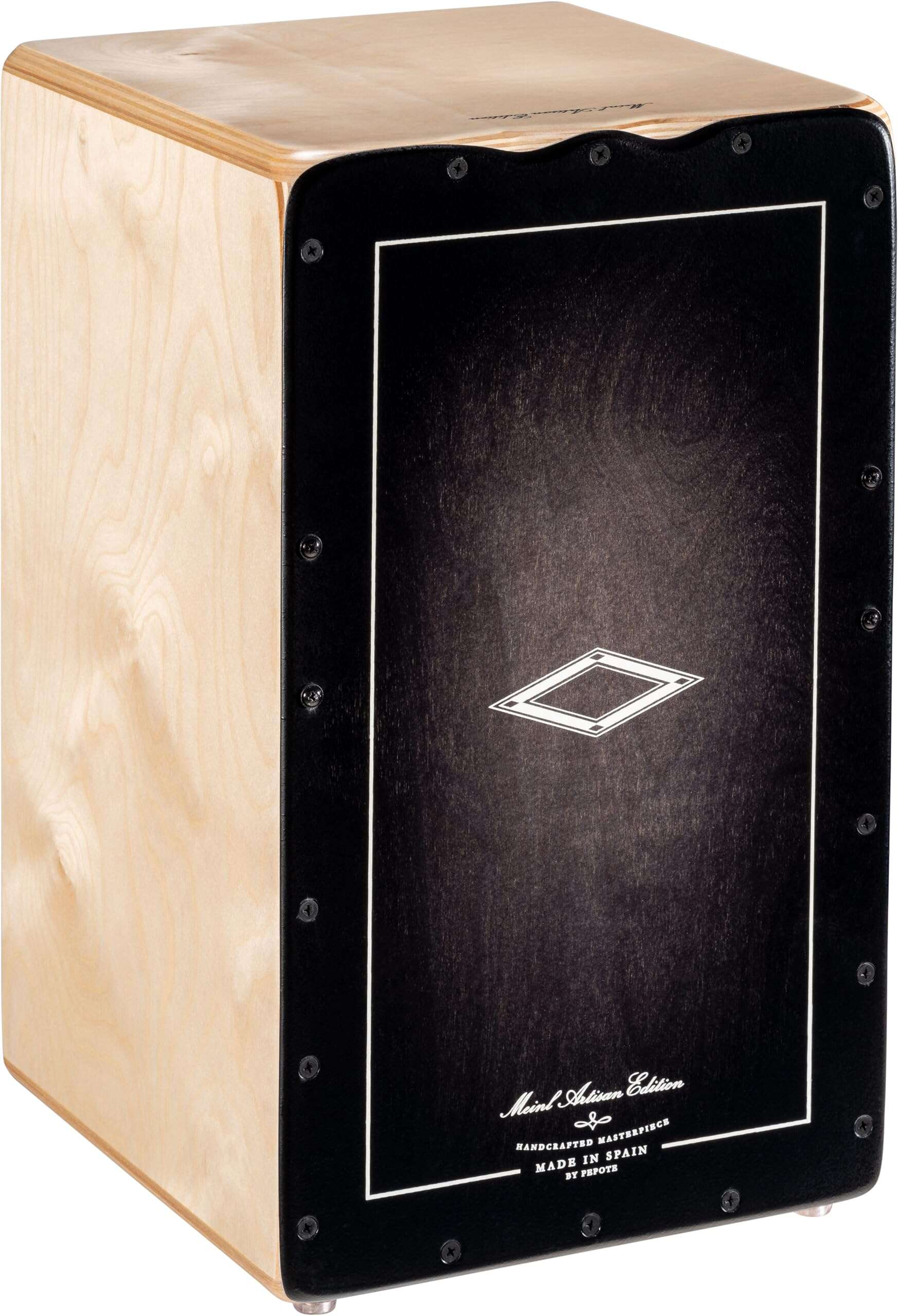 Meinl Artisan String Cajon con Frontplate de Ébano Burst /