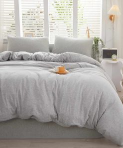 Juego de Funda de Edredón de Algodón Jersey 100% Sensación
