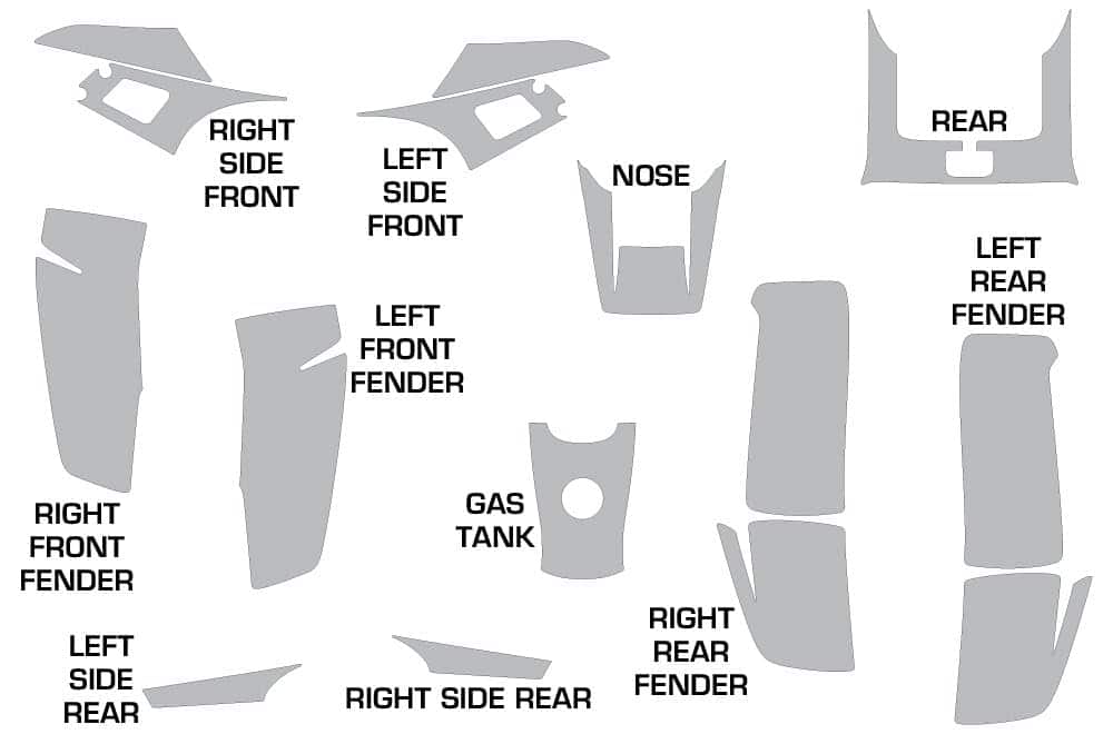Kit de gráficos para ATV AMR Racing Calcomanía Compatible - Imagen 3