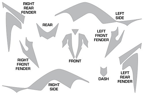 Kit de gráficos adhesivos para ATV AMR Racing compatible - Imagen 3