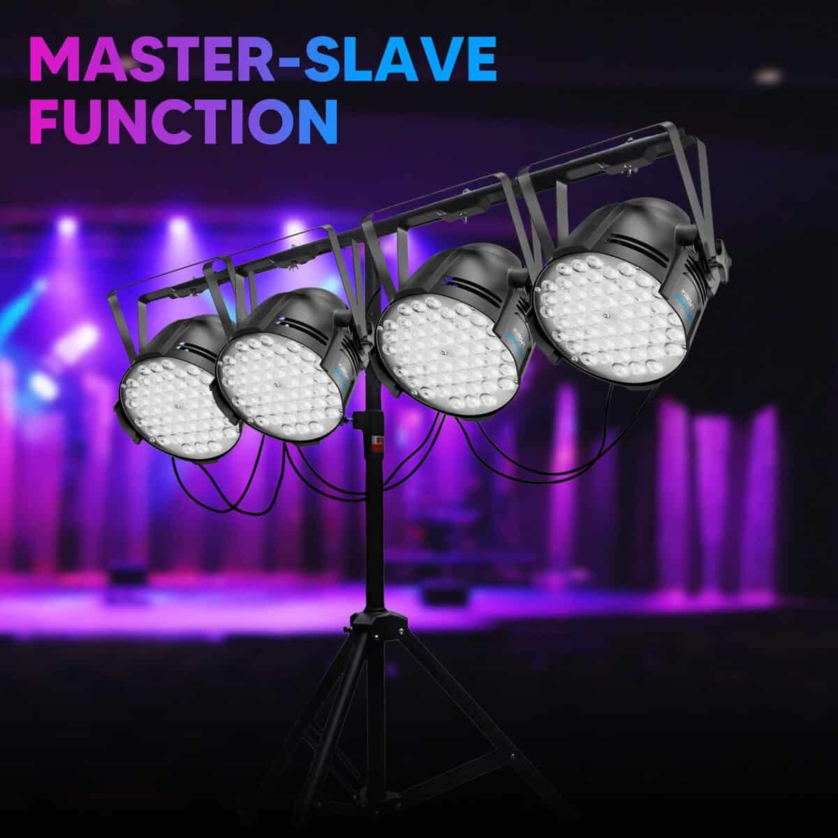 Luces de Escenario LED BETOPPER - 54x3W Luces Par RGB, - Imagen 7