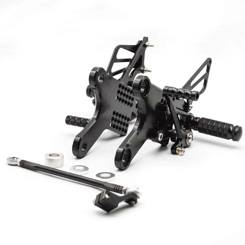 FXCNC CNC Billet Motocicleta Ajustable Rearsets Reposapiés - Imagen 9