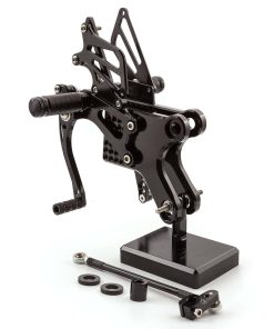 FXCNC CNC Billet Motocicleta Ajustable Rearsets Reposapiés
