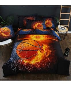Juego de Ropa de Cama de Baloncesto 3D Deportivo para