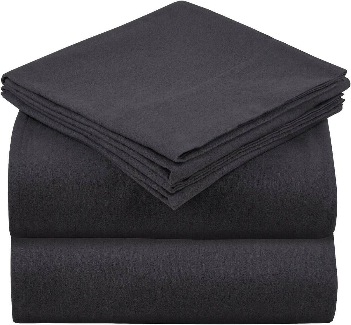 Juego de Sábanas de Franela Mellanni - Juego de -Gris