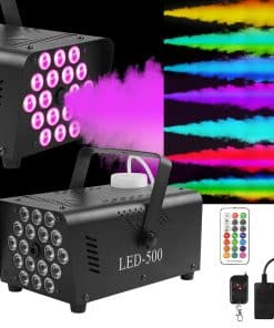 Máquina de Humo upstartech de 500W con 13 Efectos de Luces