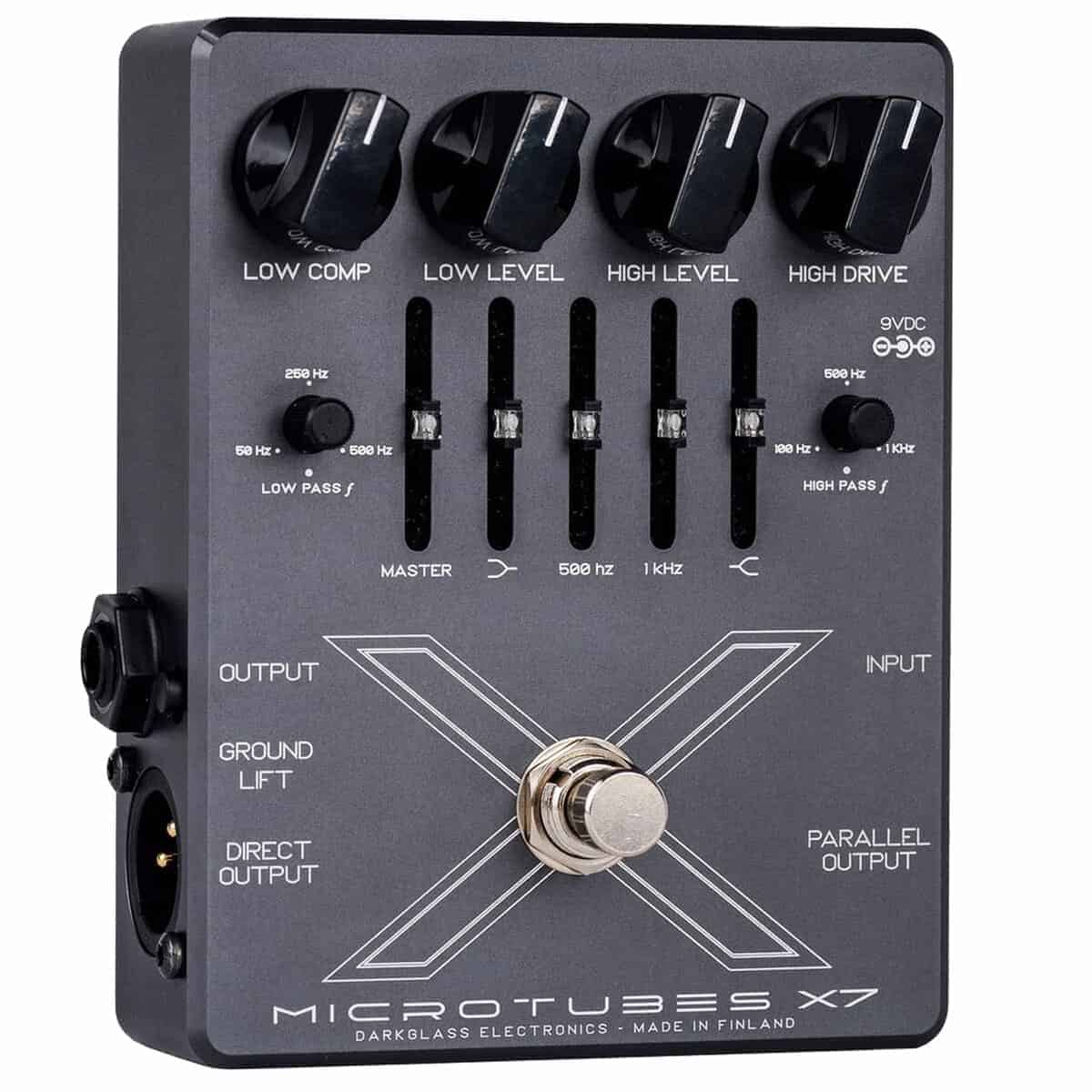 Pedal de previo para bajo Darkglass Microtubes X7 con