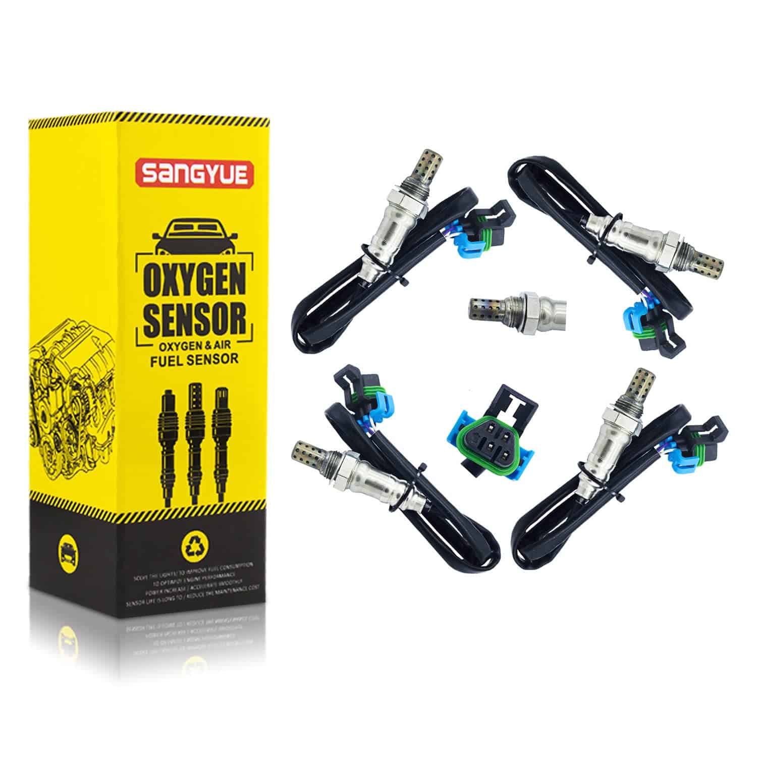 Sensor de oxígeno O2 1 y 2 Sangyue para Chevrolet Equinox