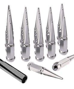 20 Pc Chrome Nuevos 12x1.5 "SOLID SPIKE" Tuercas de Rueda