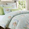 Juegos de Ropa de Cama Vintage de Lujo Europeo Floral Verde