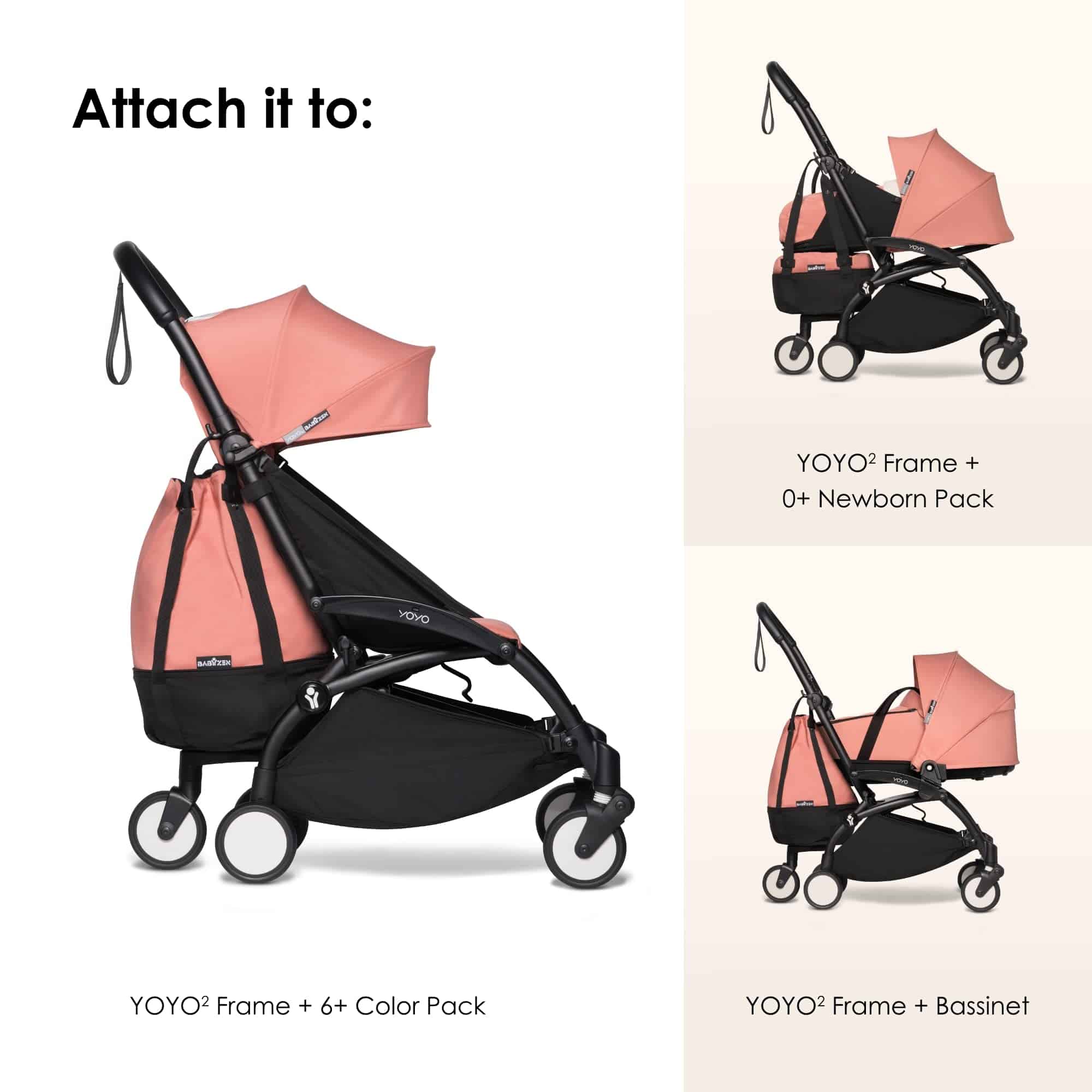 Bolsa BABYZEN YOYO, Ginger - Proporciona almacenamiento - Imagen 5