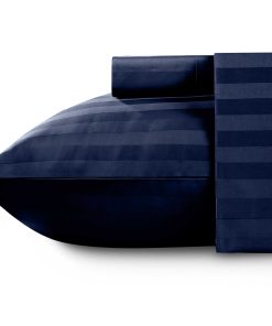 Juego de sábanas listadas de tres piezas California Design