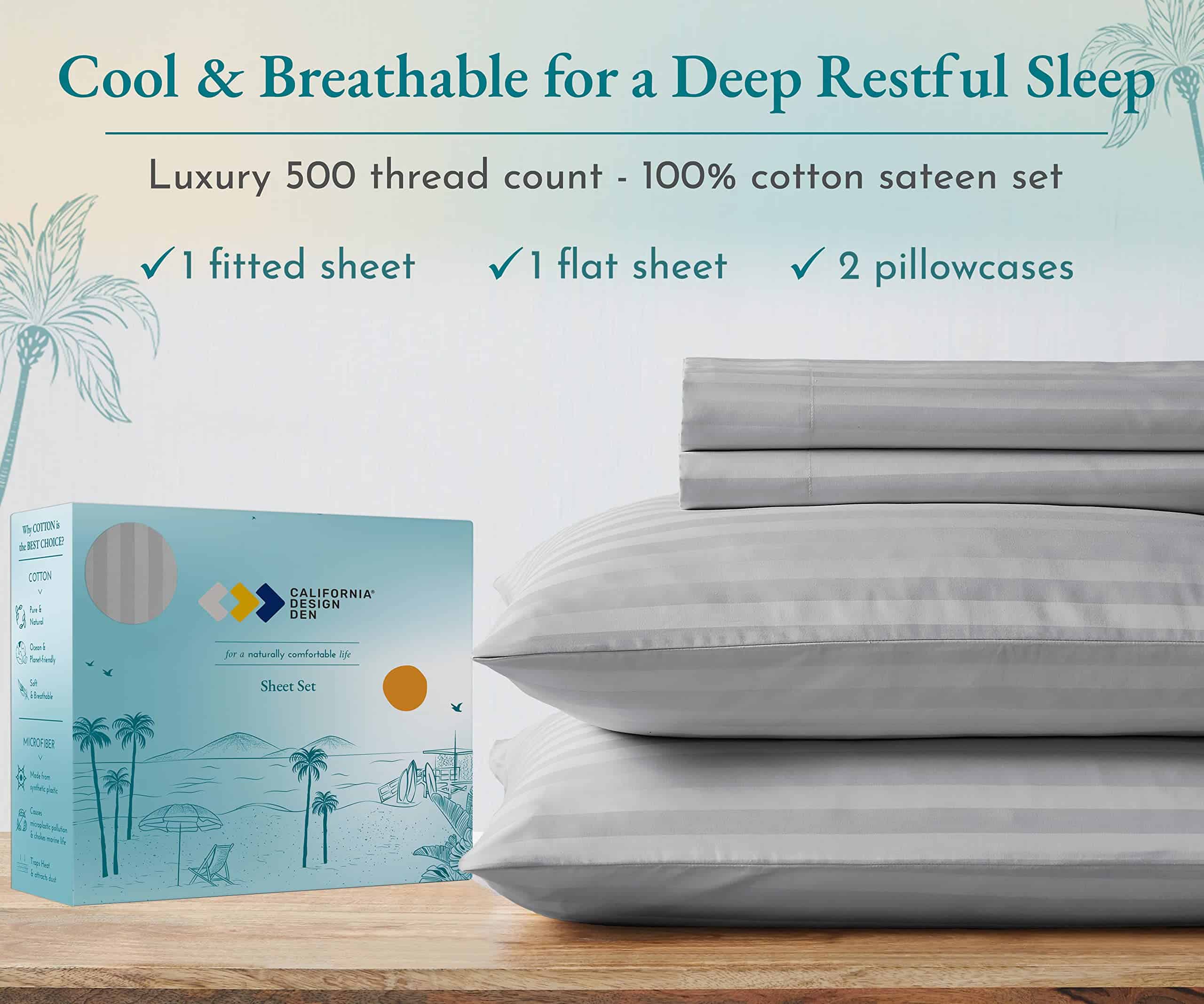 Juego de sábanas California Design Den - King Size de - Imagen 4