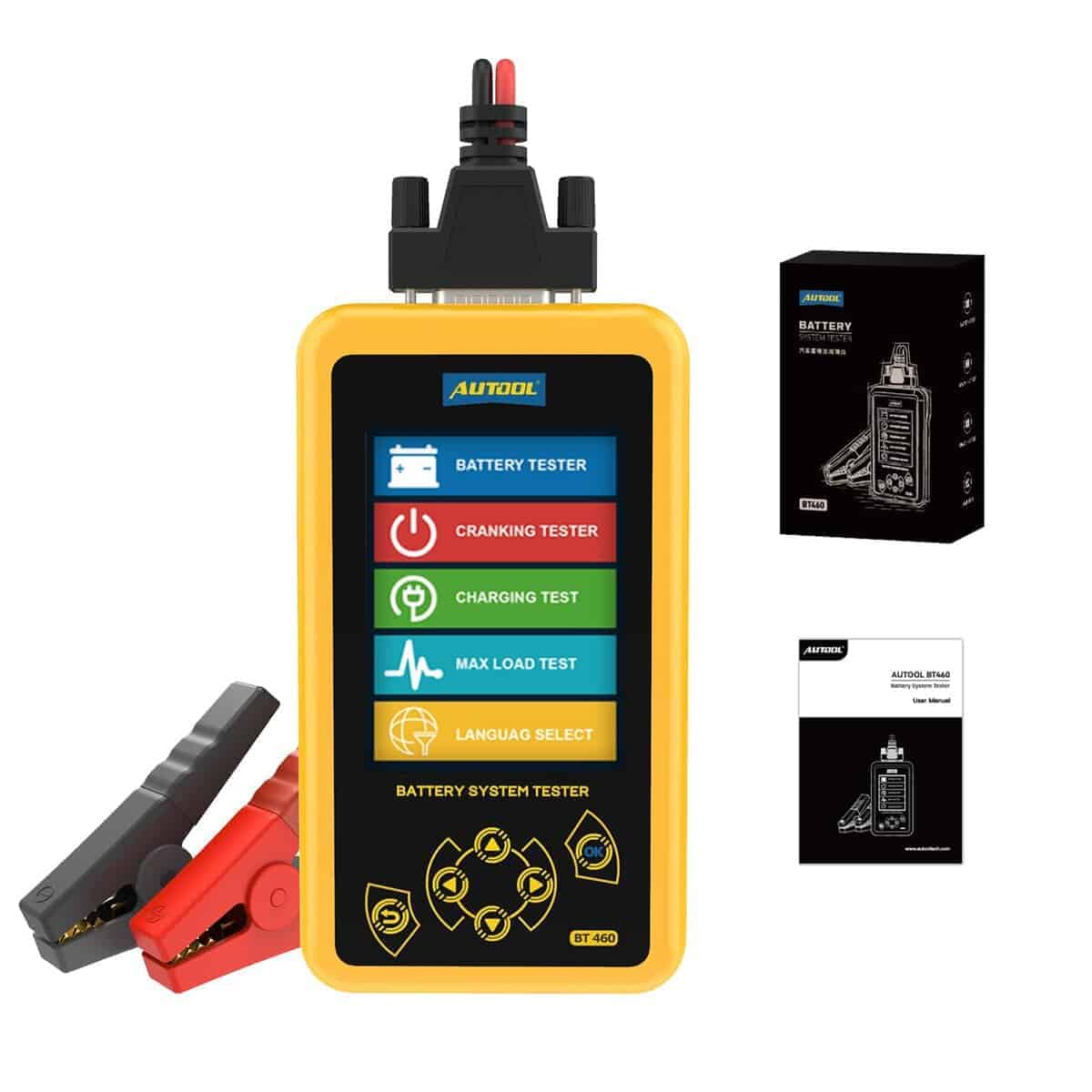 Probador de carga de batería automotriz 12V/24V 100-2400