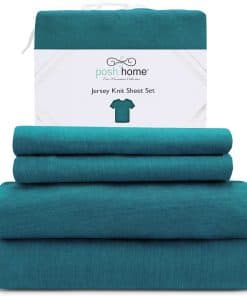 Juego de sábanas de punto de jersey para el hogar Posh -