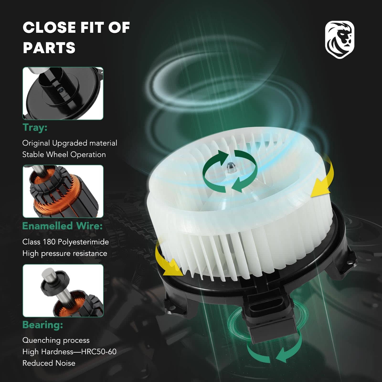 Ensamblaje del Motor del Ventilador de A/C para Lexus GX470 - Imagen 6