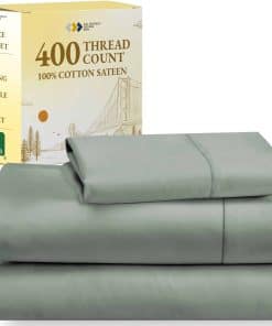 Juego de sábanas California Design Den Soft -Verde salvia