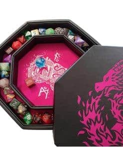 Fantasydice - Bandeja de dados - Dragón de fuego - 8"