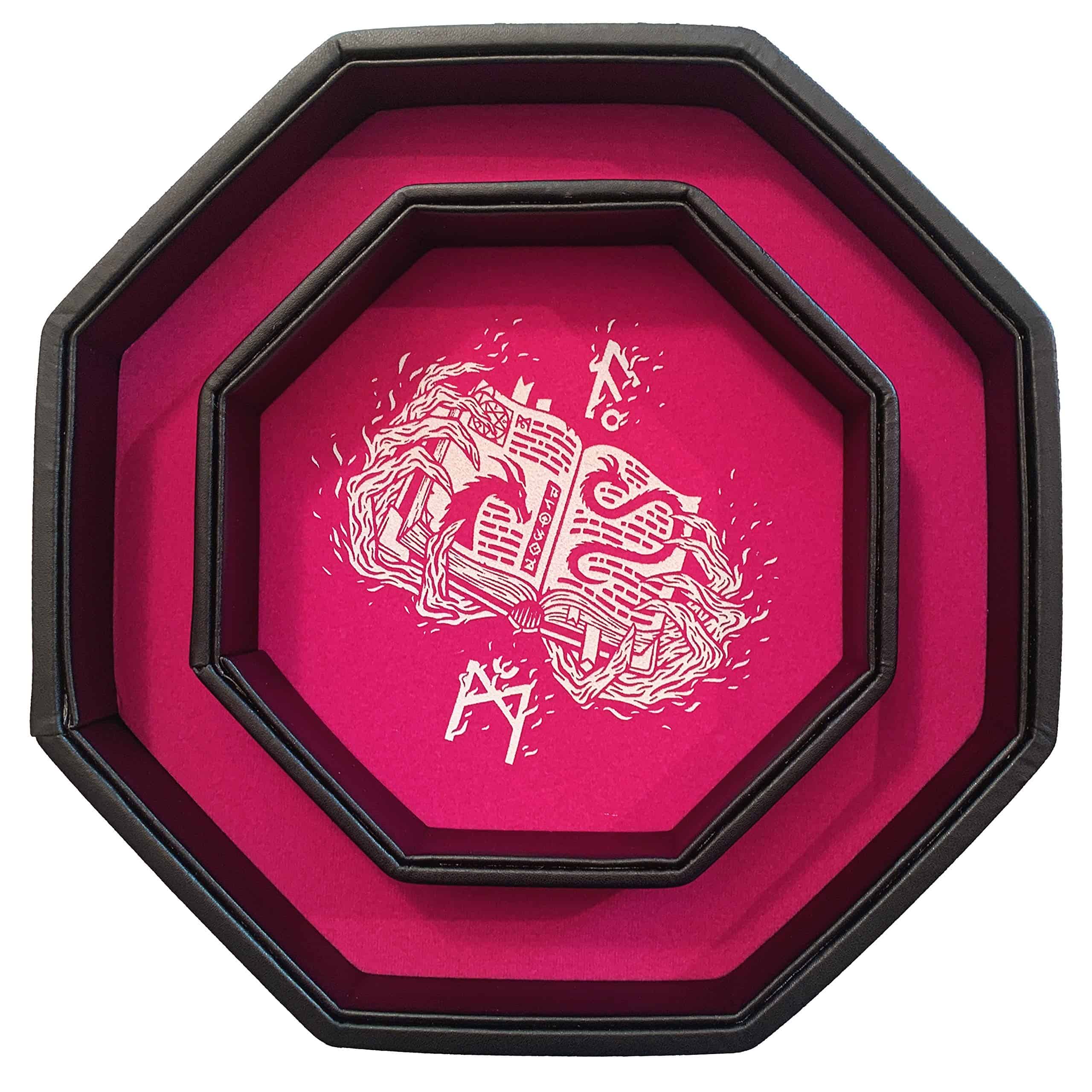 Fantasydice - Bandeja de dados - Dragón de fuego - 8" - Imagen 8