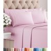 Juego de sábanas de 6 piezas Queen - Cómodas, -Rosa Claro