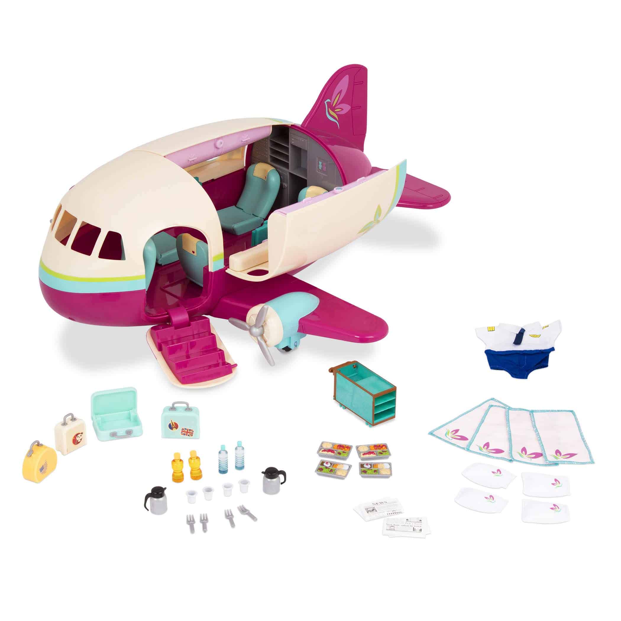 Li'l Woodzeez 5-Seater Airplane Playset - Honeysuckle