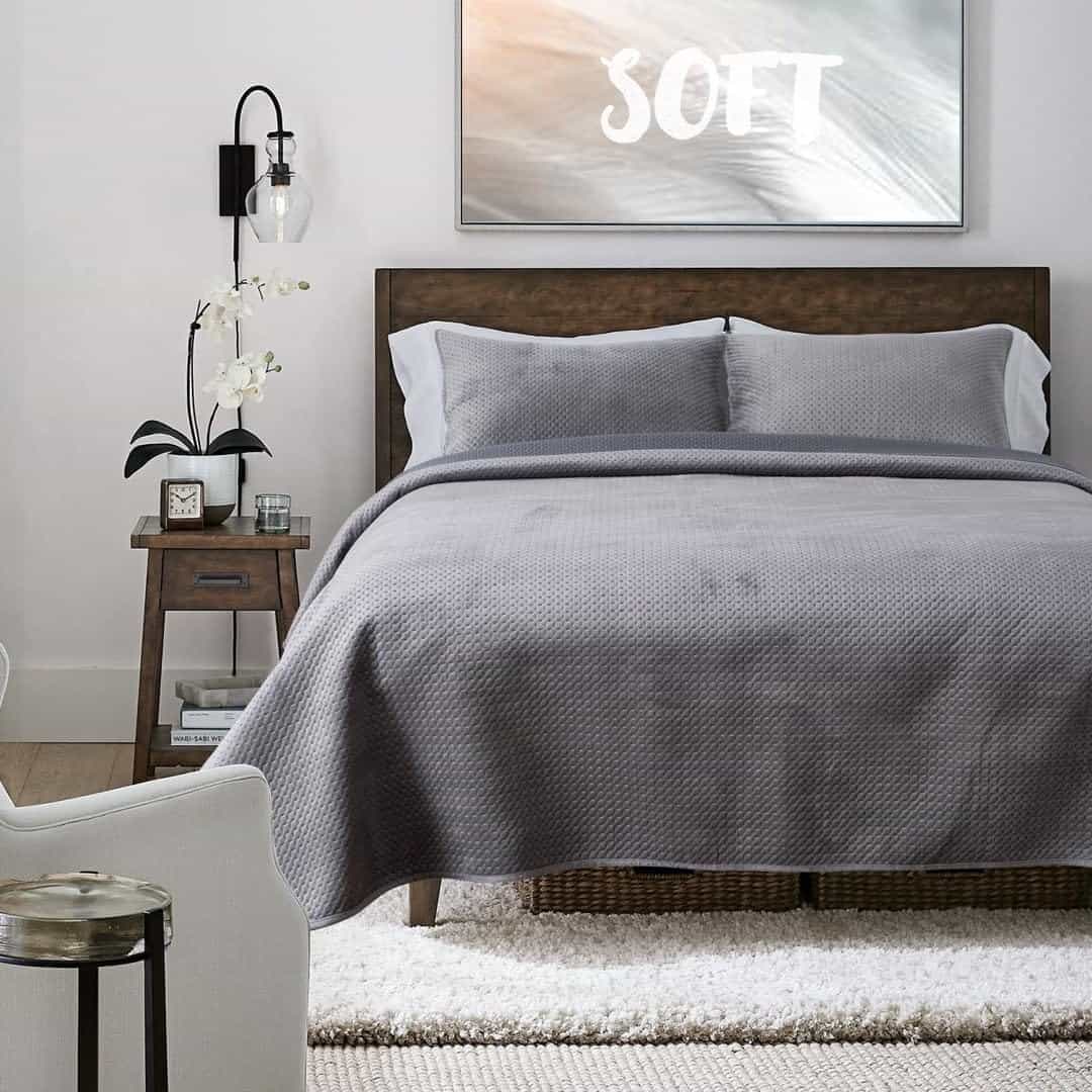 Juego de Edredones de Diseño Lujoso de Terciopelo de