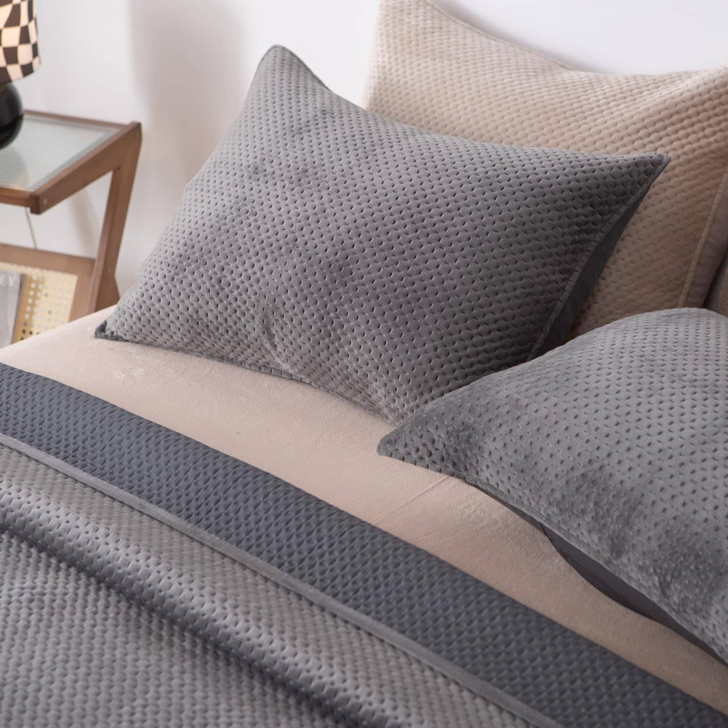 Juego de Edredones de Diseño Lujoso de Terciopelo de - Imagen 7