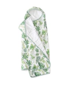 Toalla con capucha de algodón Little Unicorn grande - 100%