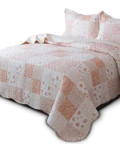 Juego de Colcha KASENTEX Country-Chic Estampado Pre-Lavado