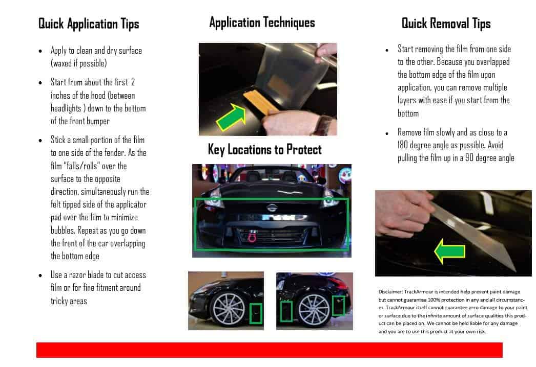 TRACK ARMOUR TA12X300-12'' x 300' - Película Protectora - Imagen 7