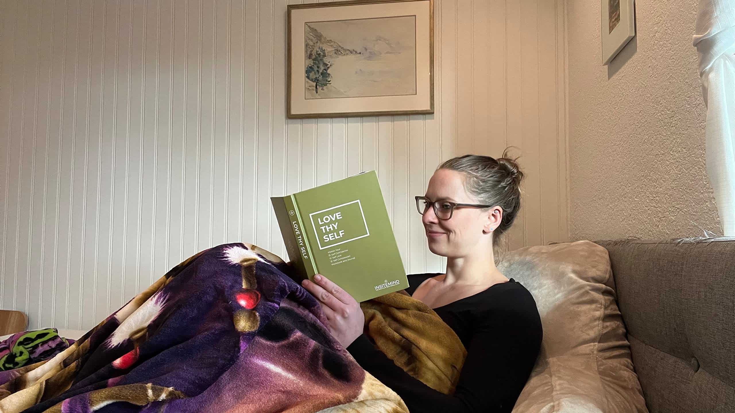 Dawhud Direct Dreamcatcher Wolf Manta de Lana para Cama, - Imagen 5