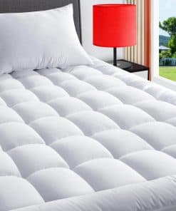 Colchoneta Acolchada para Colchón Queen con Forro Ajustado