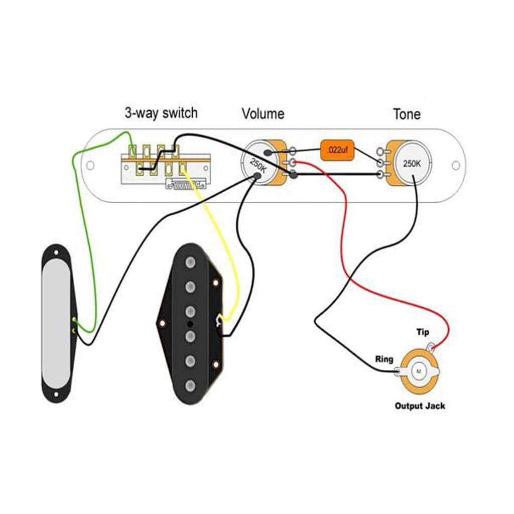 Swhmc 6 Cuerdas Puente Plato de Montaje Interruptor de 3 - Imagen 7